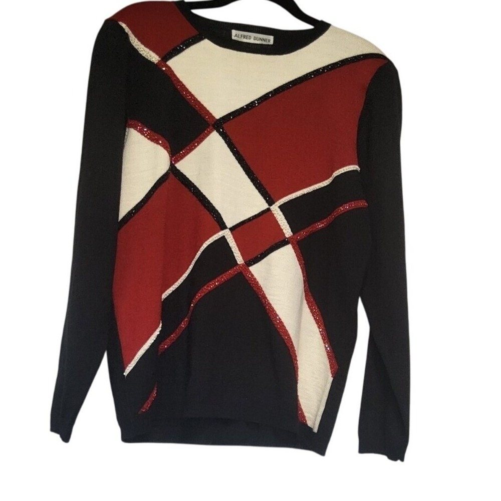 Alfred Dunner "All That‎ Glitters" Sweater Size S - Multicolor - New with Tags